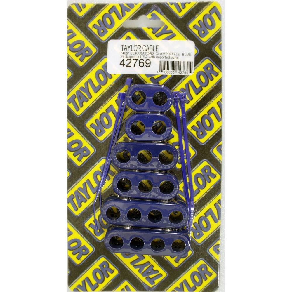 Taylor Cable 42769 409 10.4 Separators Clamp Style blue