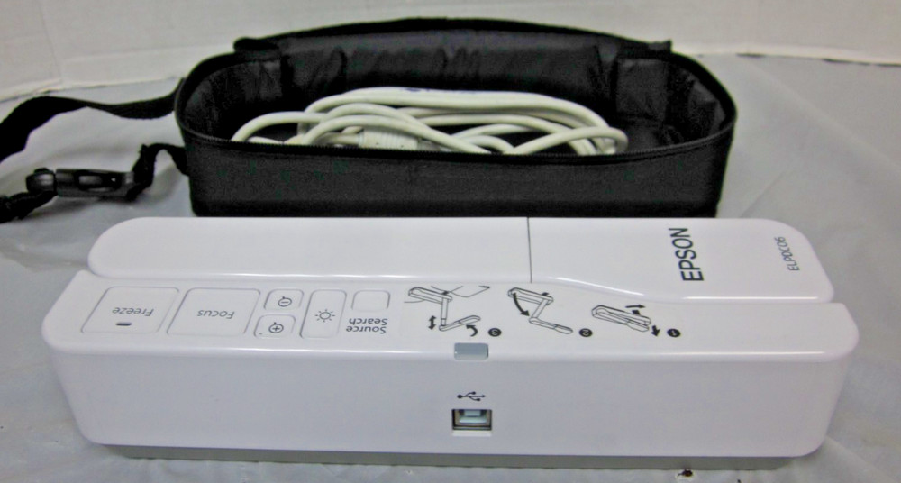 Epson ELPDC06 / DC-06 Document Camera Includes USB And Case