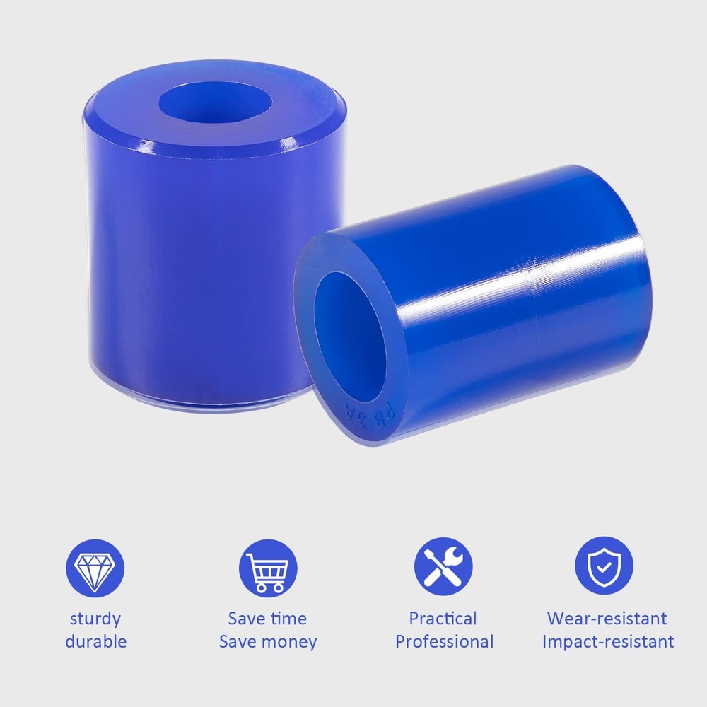 Hood Roller Bushing Kit + Engine Hood Hinge Pivot Bolt Bushing for Peterbilt 379