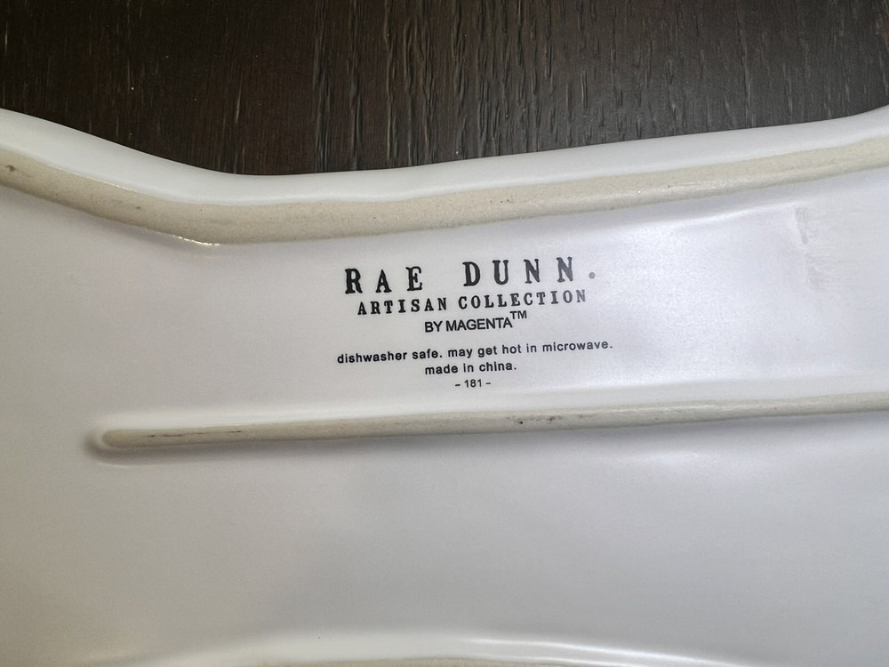 Rae Dunn Bone Appetit Bone Serving Tray