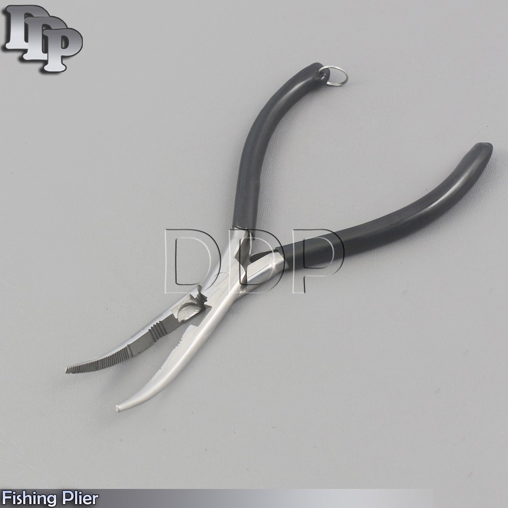Fishing Plier Wire Line Cutter Split Ring Scissors Hook Remover Trackle Tool New