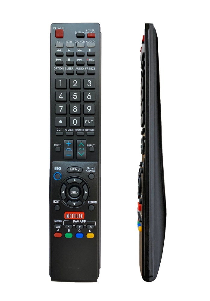 Universal Remote Control for SHARP AQUOS 3D LED Smart TV
