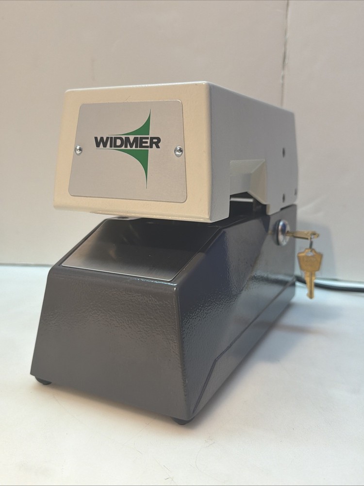 Widmer T-3 Time Stamp Machine with Key 2032 Last Year ** TESTED**