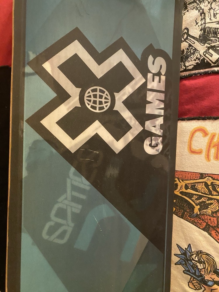 SIGNED Skateboard By Tony Hawk X Games Deck Lenticular Original