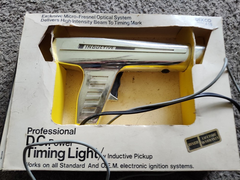DIXCO. Mode 418 Professional D.C.Power Timing Light Ve3 Open Box