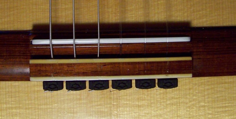 Rosette Diamond Secure Classical Guitar String Ties- Small Profile Bridge Beads