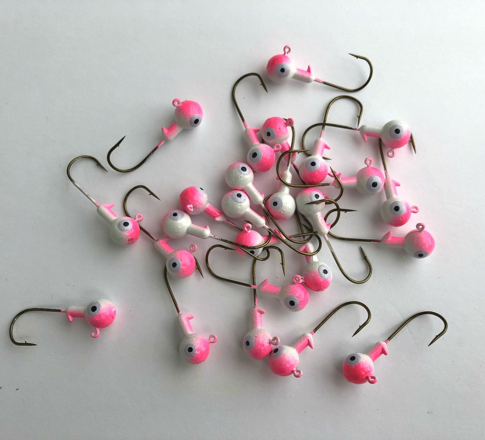 LuresPro 90 PCs combo 1/32 1/16 oz 1/8 3/16 1/4 oz Jigheads Fishing Crappie Bass