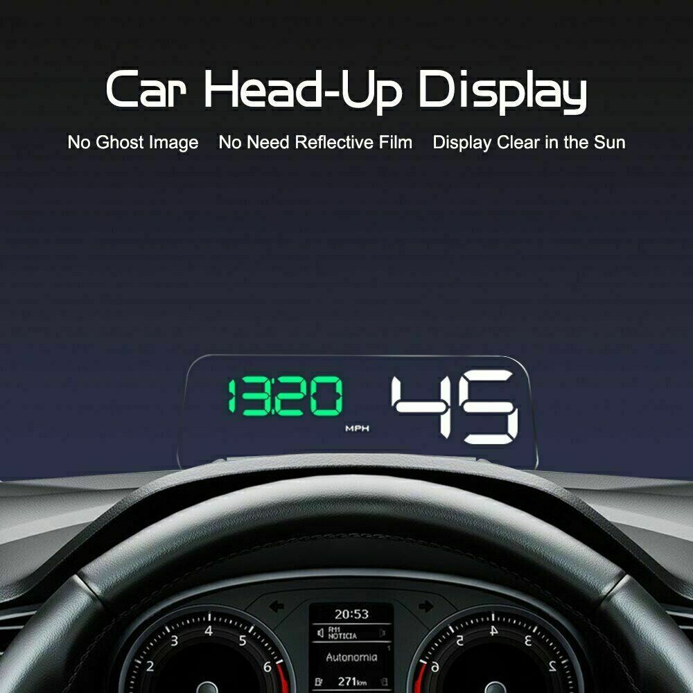 C500 Car HUD Head Up Display Speedometer Windshield Projector Diagnostic Tool