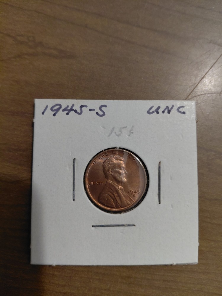 1945-S Lincoln Wheat Cent Penny