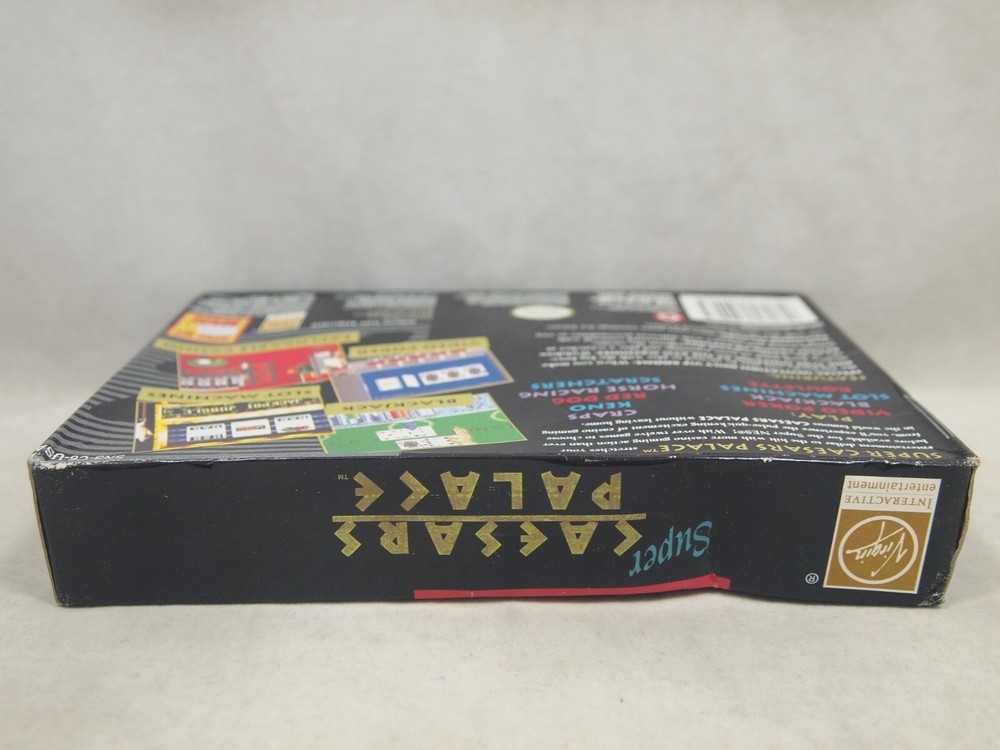 Super Caesars Palace (Super Nintendo | SNES) Authentic BOX ONLY