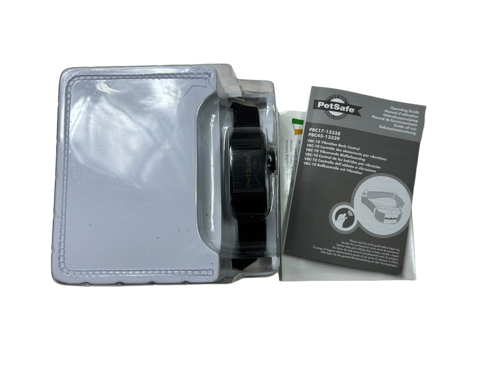 Petsafe Vibration Bark Control Collar - PBC17-13338 New Open Box
