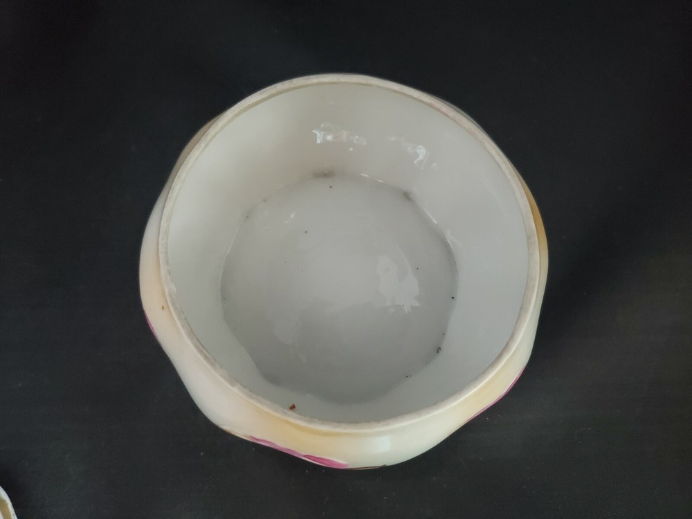 Vintage M & Z Austria Rose Powder Box