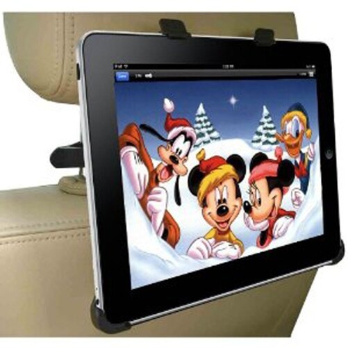 Holder Car Headrest Mount Seat Back Cradle Rotating Tablet Dock for Tablets