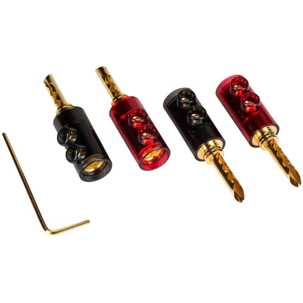 BFA Plug with Dual Set Screws and Poly Carbonate Shell 2 Pr.