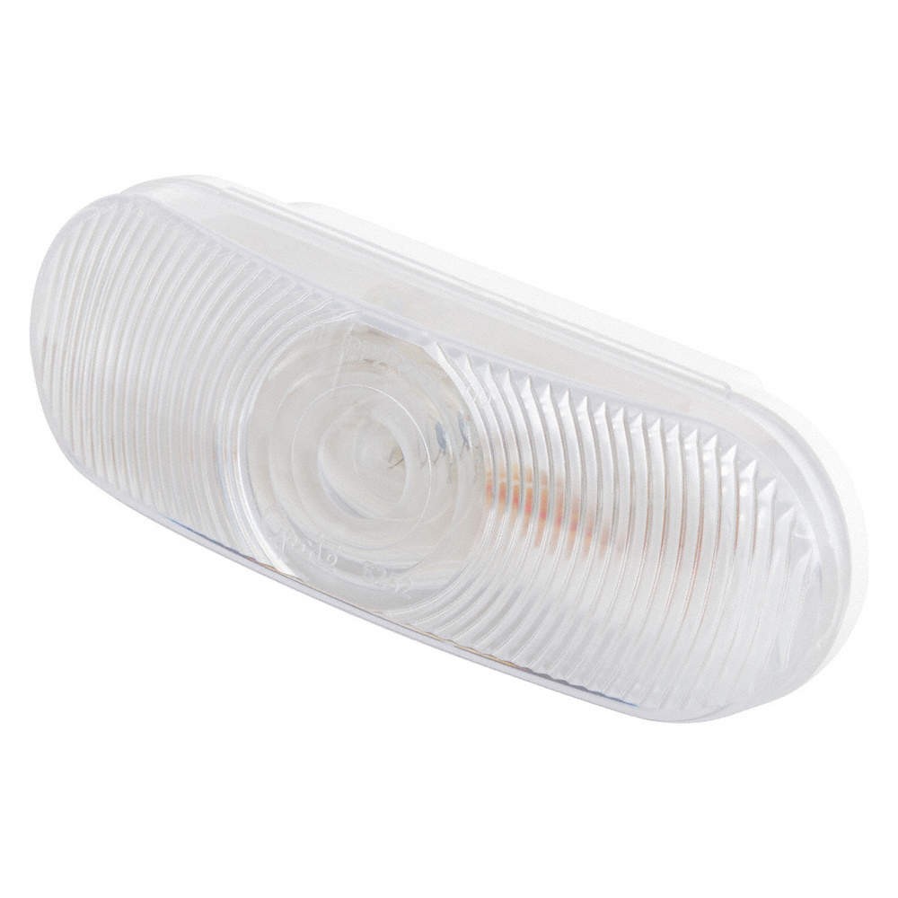 GROTE 62231 Back Up Lamp,Oval,Clear 2CWN6