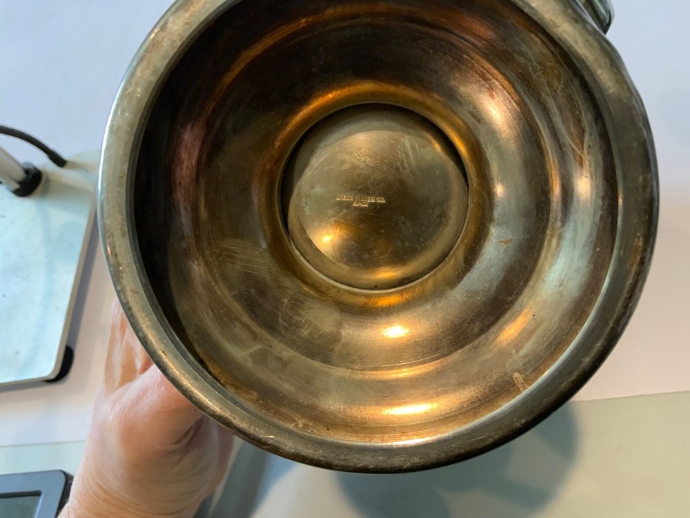 VINTAGE GREGG SILVER plated PITCHER