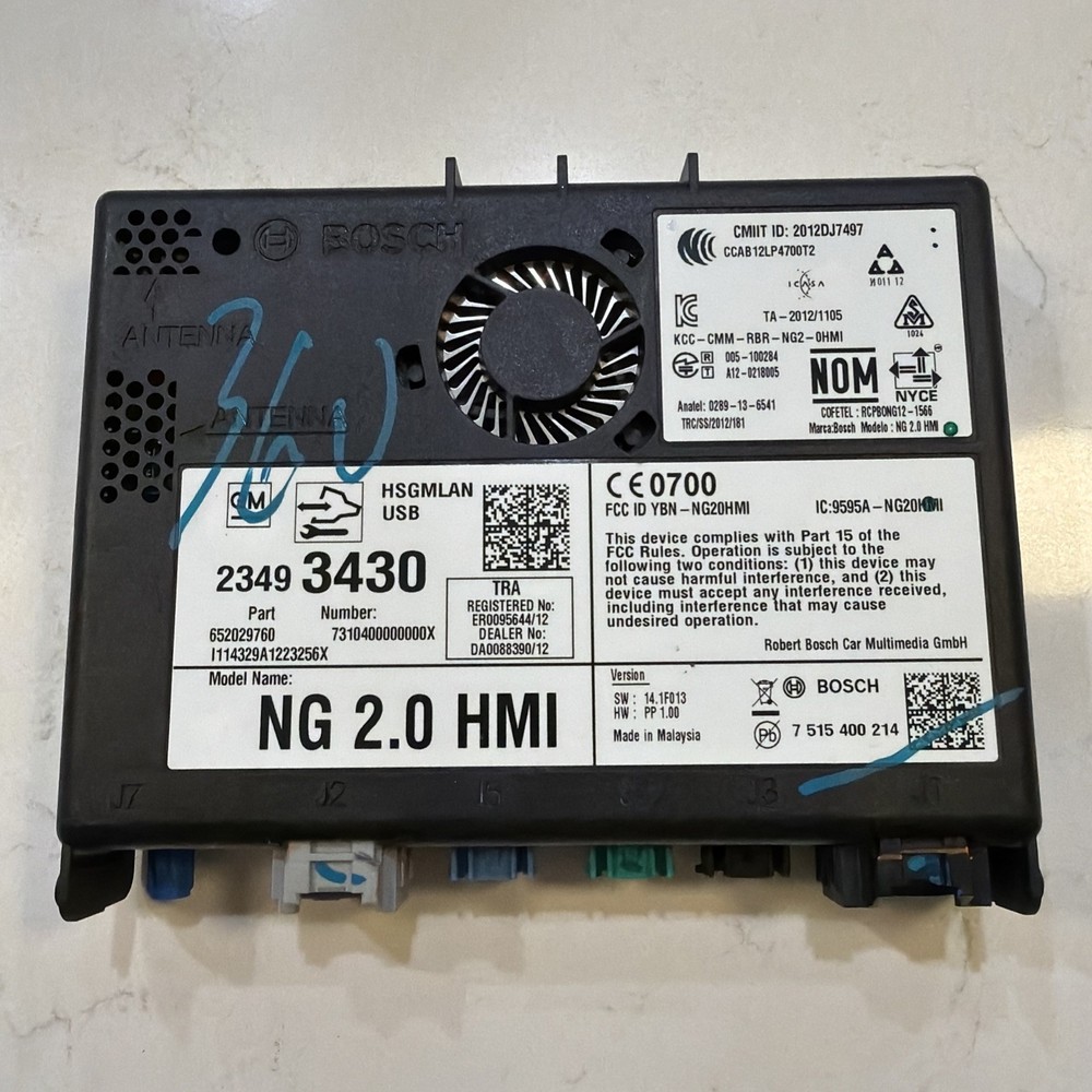 2015-2016 GM HUMAN MACHINE INTERFACE HMI MODULE OEM *UNLOCK EXTRA FEE* 23493430