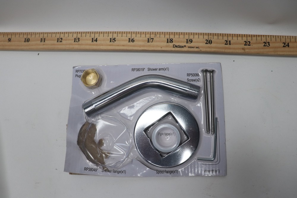 Single Control Shower & Tub Hardware Kit Chrome RP3819 - Missing Flange