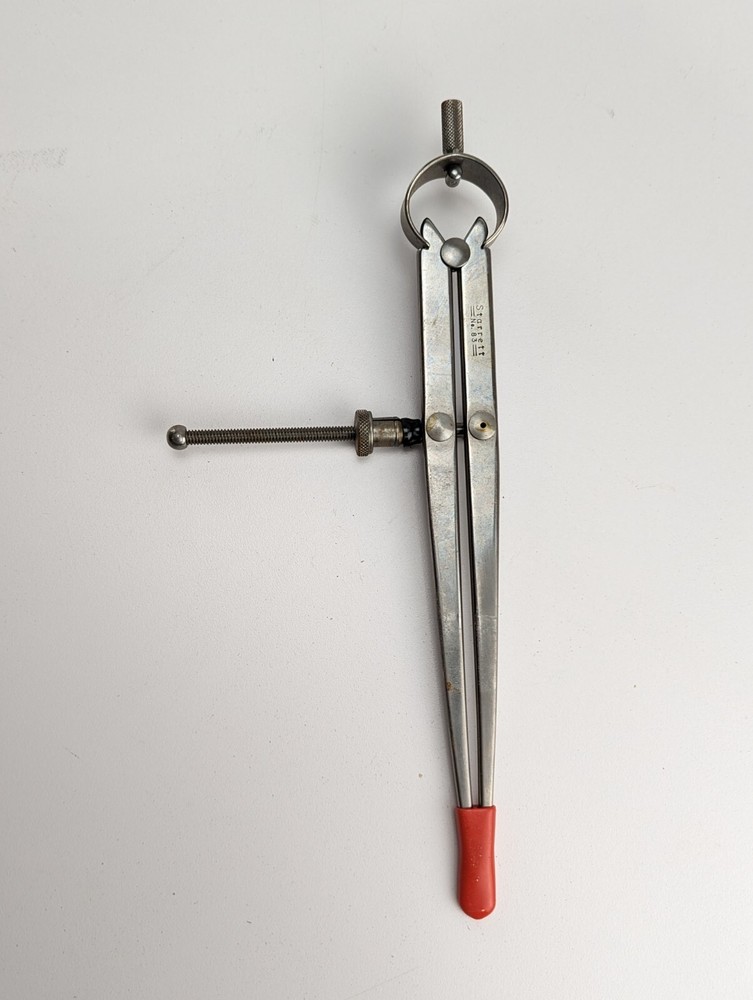 Starrett 83B-8 Toolmakers Spring-Type Divider, 8" Size Quick Nut Fay Leg