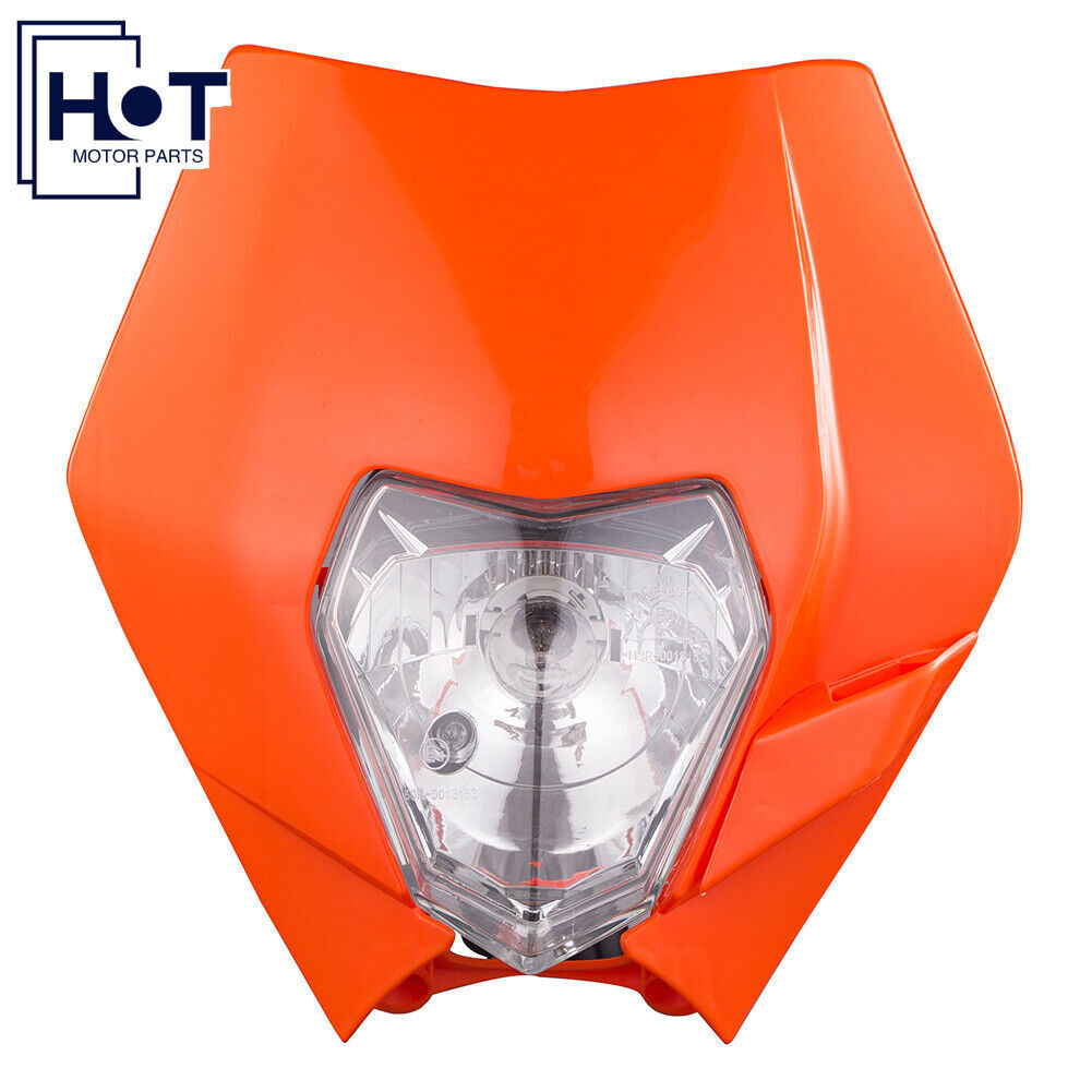 Orange Motocross Headlight For KTM EXC XC XCW SX SXF 125 250 300 350 400 450 500