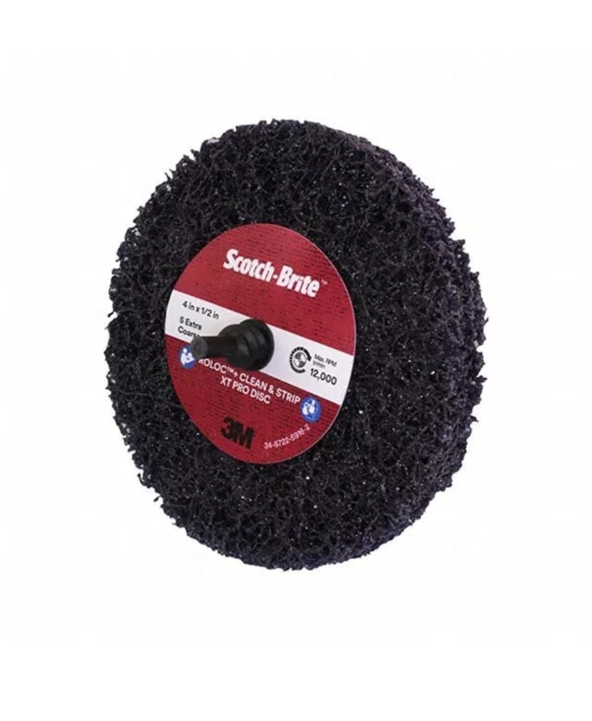 3M 21552 Clean and Strip XT Disc 4 in x 1/2 in. 10 Pack Replaces 07470 7470