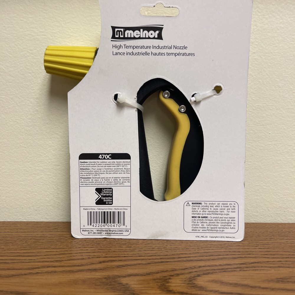 Melnor High Temperature Industrial Spray Nozzle. model 470C