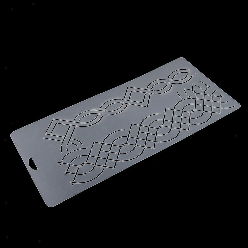 Plastic Drawing Template Stencil For Quilting Embroidery