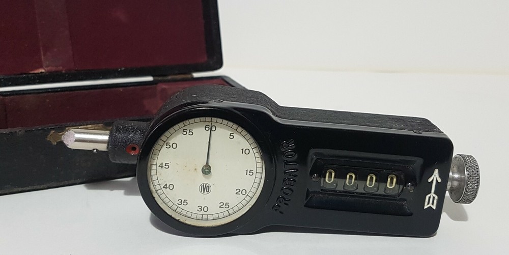 Vintage Probator Tachometer Tool - Cased