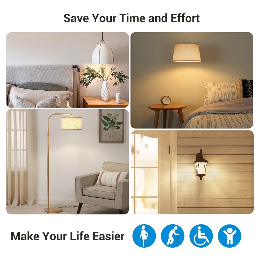 DEWENWILS Remote Control Light Socket E26 E27 Bulb Base, Wireless Light Switch