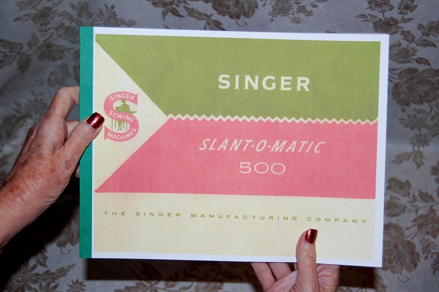 Rare Deluxe-Edition Instructions Manual for Singer 500, 500A Sewing Machines