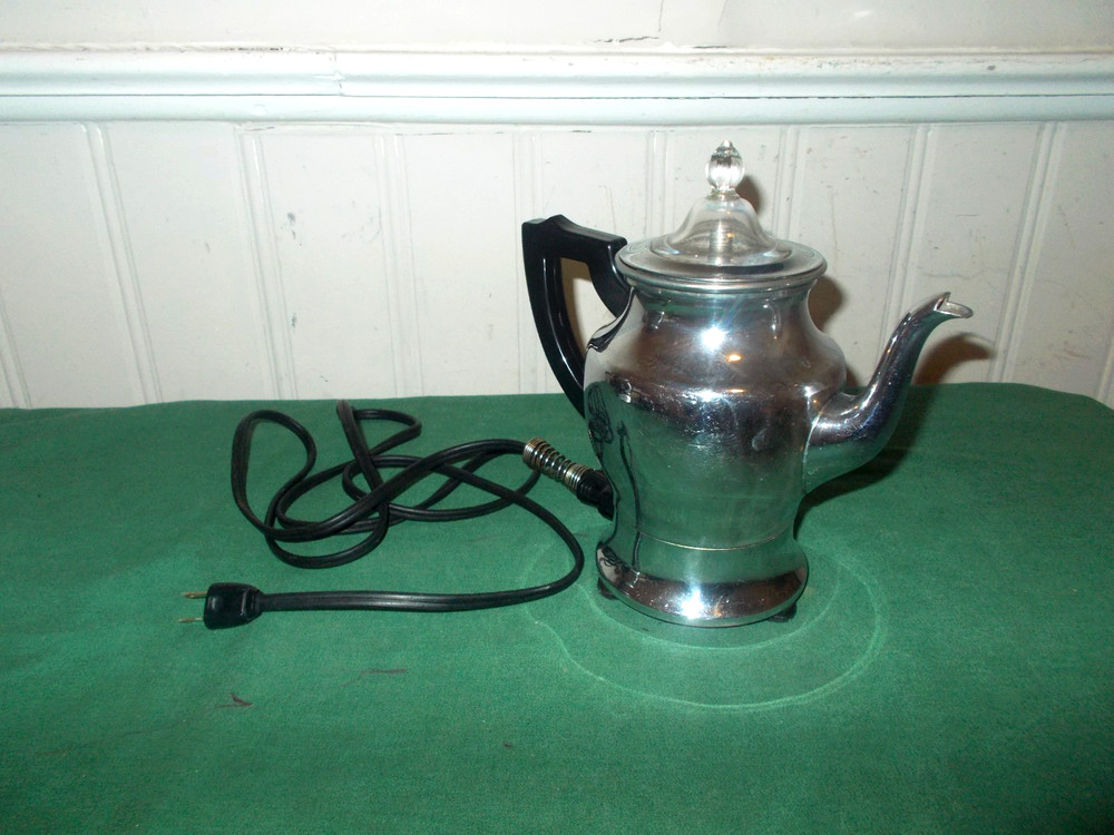1930S UNIVERSAL COFFEE PERCOLATOR EA-4484 U.S.A. WORKS!