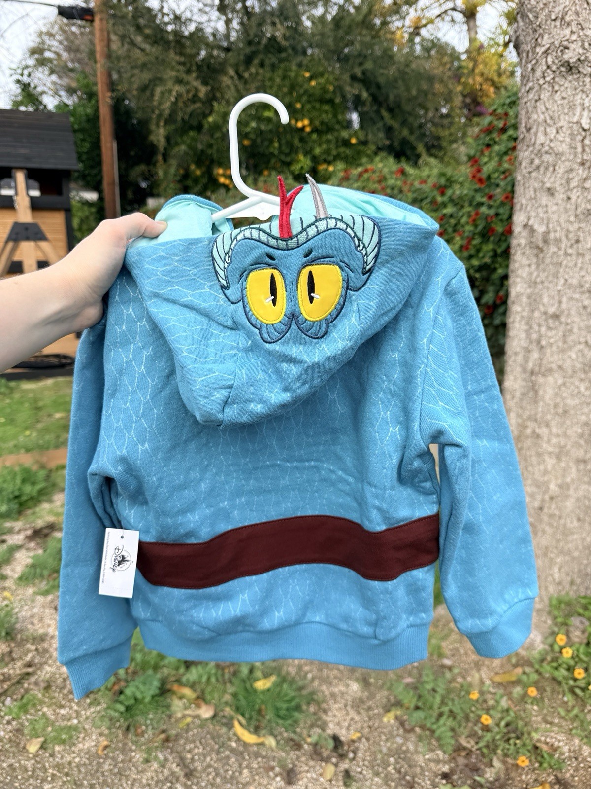 Disney Parks 2026 Zootopia 2 Gary De’Snake Half Zip Sweatshirt Pouch Kids - 7/8