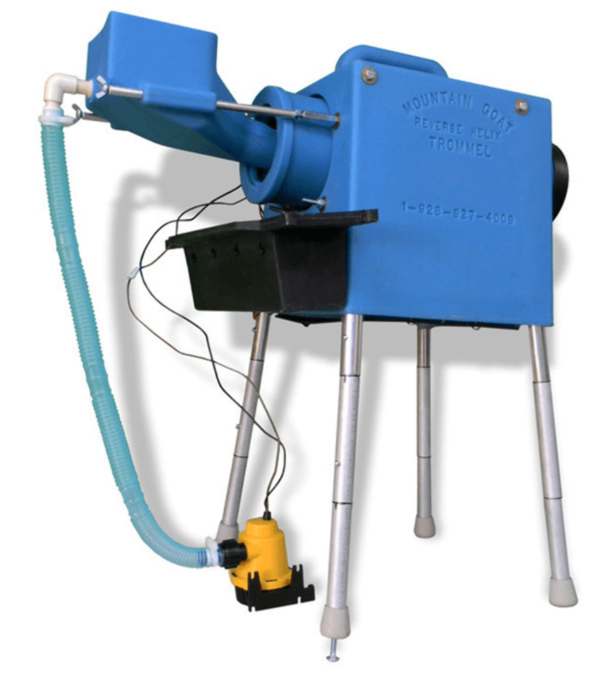 Mountain Goat Reverse Helix Trommel - Mini Gold Processing Plant.