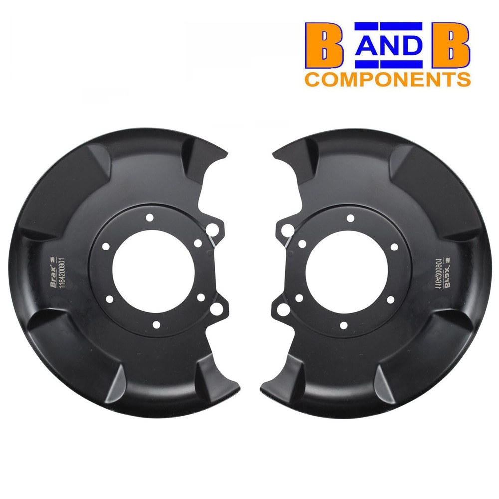 BRAKE BACK PLATES SPLASH SHIELD FRONT x 2 VW GOLF MK1 SCIROCCO CADDY A2062