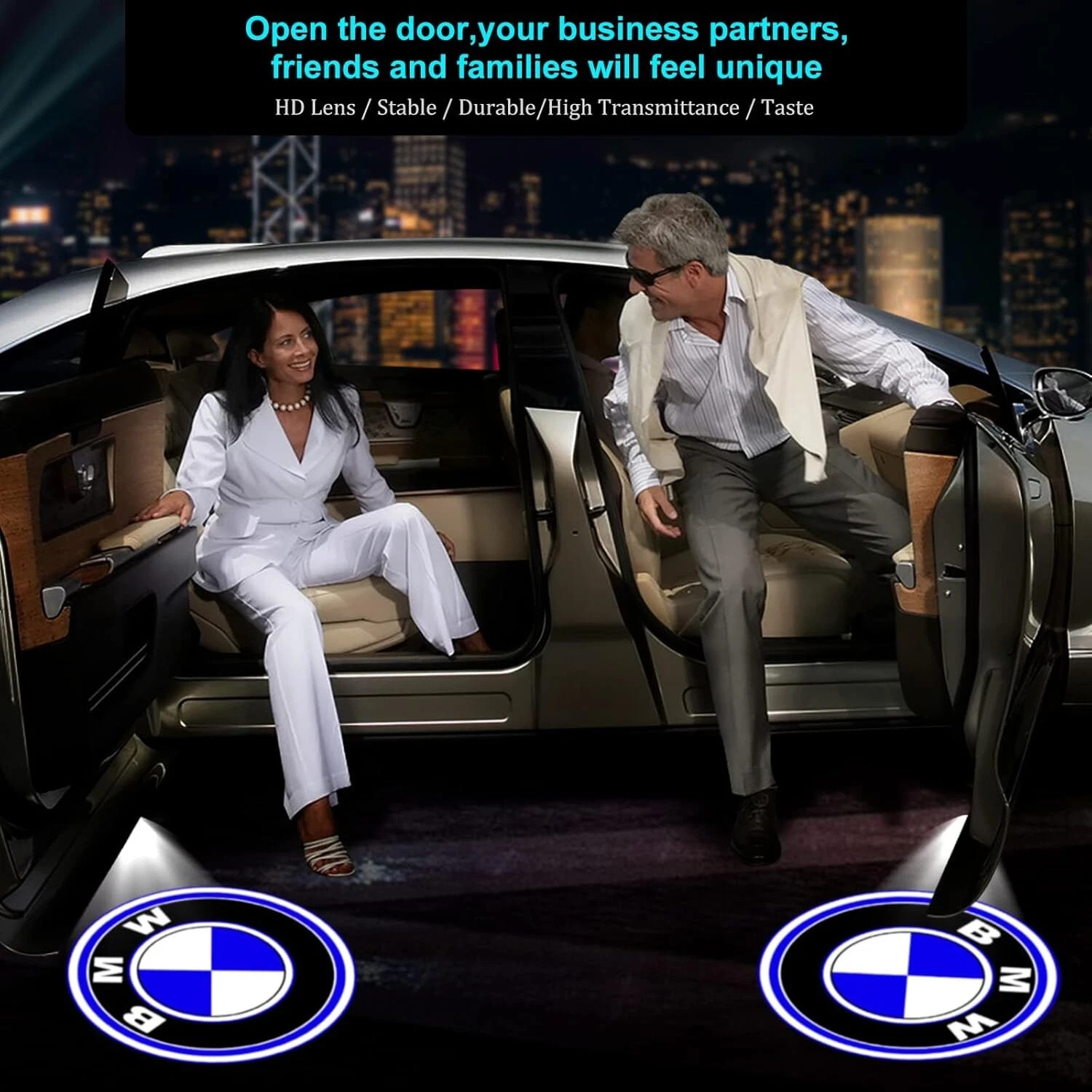 4PCS Car Door Light For BMW Welcome Projector Lights Compatible Most Series