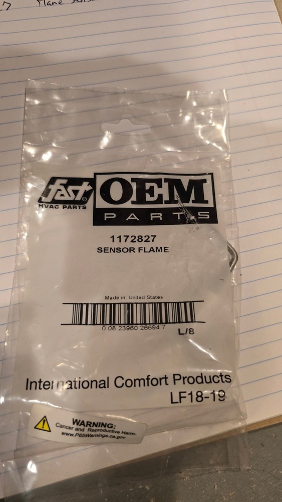 1172927 Heil Flame Sensor