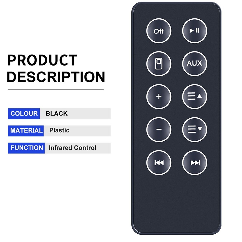 Remote Control Replacement for Sounddock 10 SD10 Bluetooth-Compatible7405