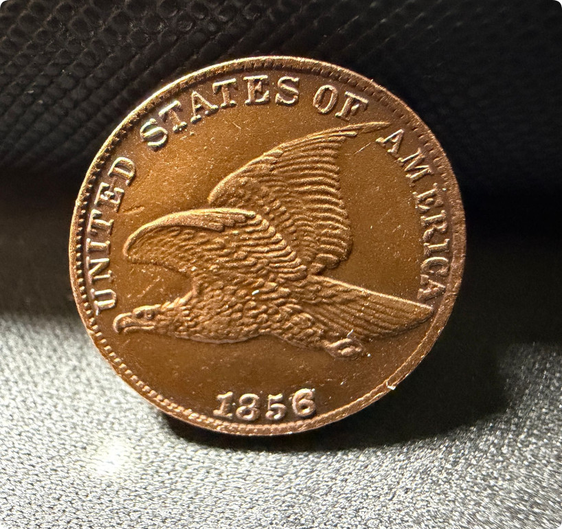 1856/1857/1858 3Pcs Flying Eagle Cent Very Good VG Coin As shown in the figure