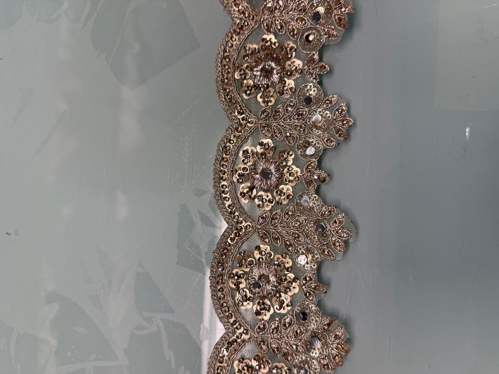 Sequin Gold Trim