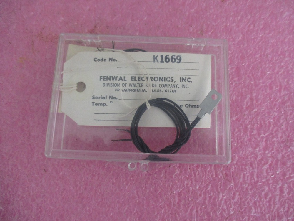 Fenwal Electronics Code: K1669 Temperature Sensing Device. New Old Stock