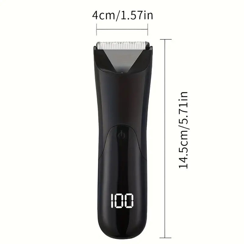 Manscape Groin Hair Trimmer for Men's Electric Ball Trimmer Wet/Dry Body Shaver
