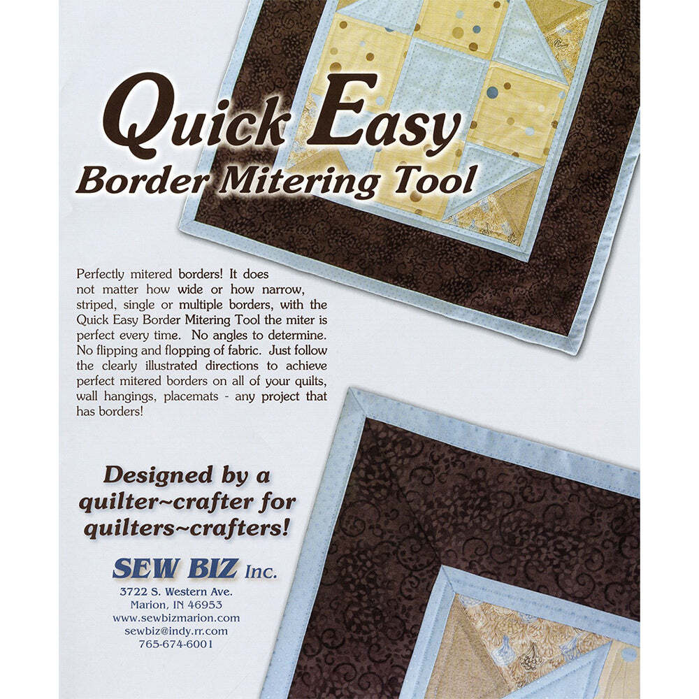 Sew Biz Quick Easy Border Mitering Tool