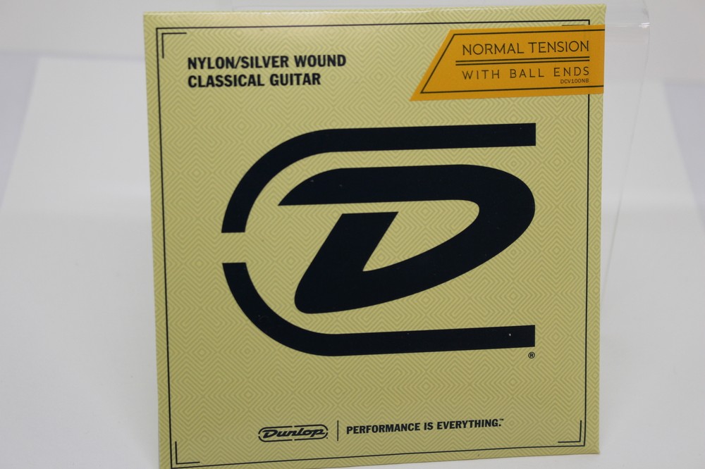 Dunlop Nylkon/Silver Classical Guitar Strings, Normal Tension with Ball Ends New