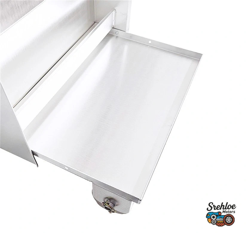 Aluminum Shelves Cabinet Garage Enclosed Trailer Storage Organizer Workstation