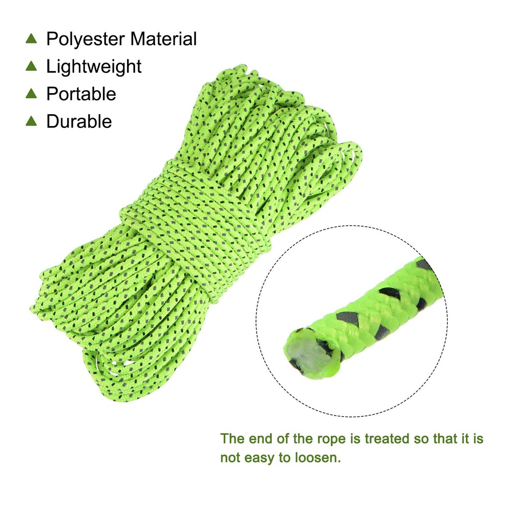 1Pcs 2.5mm 65.62ft Tent Rope Polyester