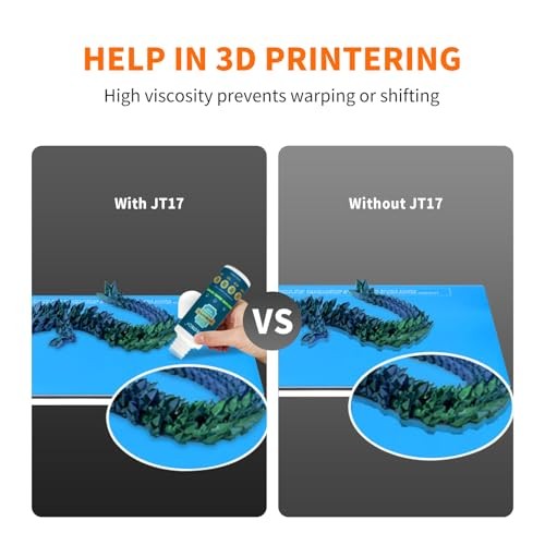 150ml 3D Printer Adhesive Glue, Perfect First Layer Adhesion, Prevents 150 ml