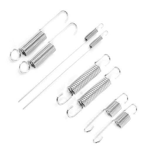 8PCS Motorcycle Kickstand Spring, Metal Kick Side Stand Spring, Stainless