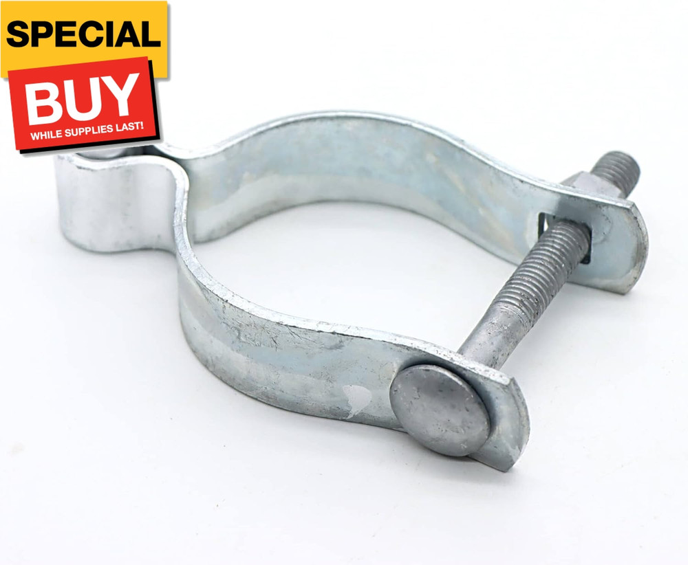 2 Pack Chain Link Fence Gate Post Hinge - Use for Outside Diameter Post/Pipe - G