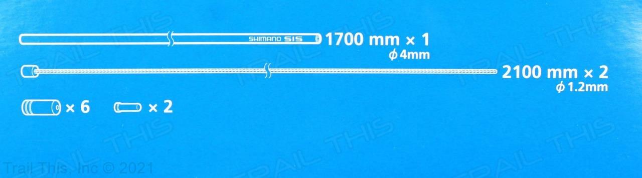 Shimano Road Shift Cable & Housing Set Bicycle Derailleur Cables & Casing Black