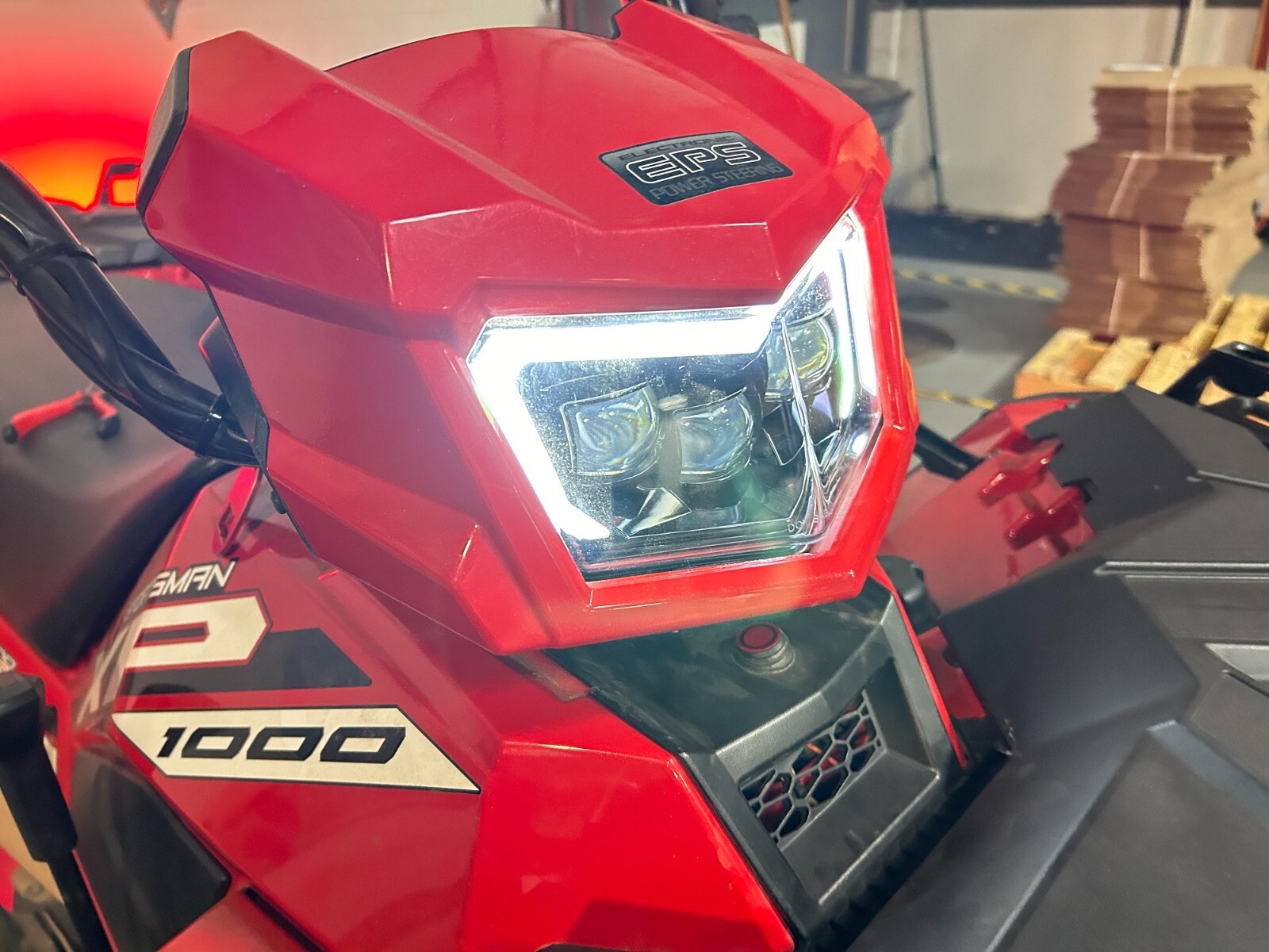 Polaris Sportsman 450/570 850/1000 Black LED Handlebar Pod Headlight - 2413427